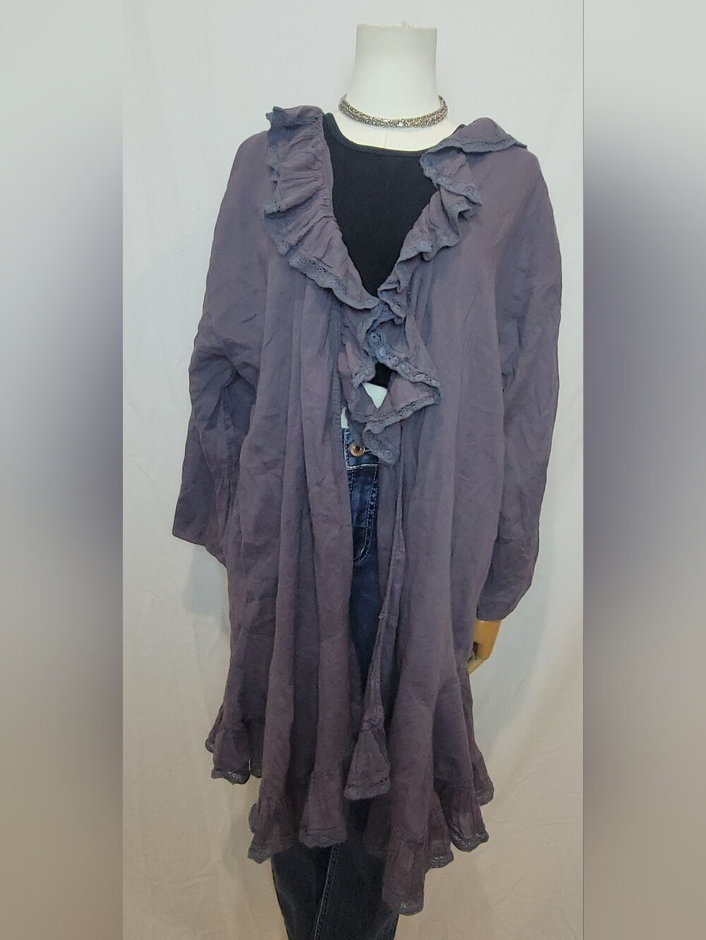 Free People Juliet Duster Jacket, Size M/L